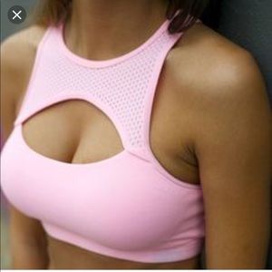 Lorna Jane pink sports bra